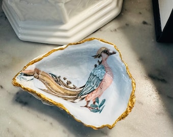 Oyster Shell Decor Ring Dish