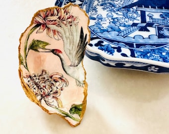 Oyster Shell Decor Ring Dish