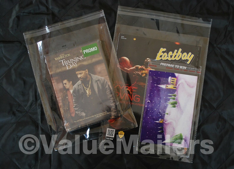 200 9x12 1.5 Mil Bags Resealable Clear T-Shirt Catalog Plastic Opp Cello Bag