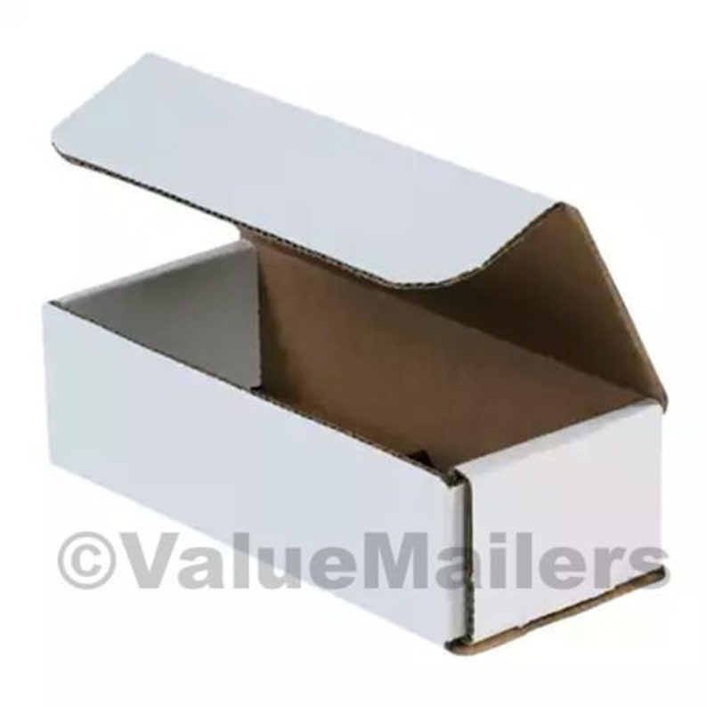 100-9 x 3 x 3 White Corrugated Shipping Mailer Packing Box Boxes