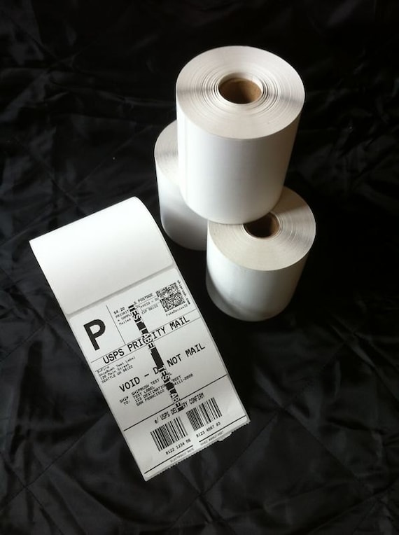 4 Rolls 4x6 Direct Thermal Shipping Labels 250//Roll For Zebra 2844 ZP450 Eltron