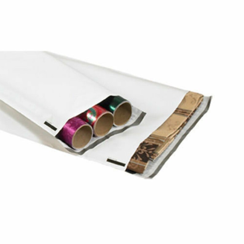 100 6x39 Long Poly Mailers Bags Plastic Shipping Envelopes Self Seal