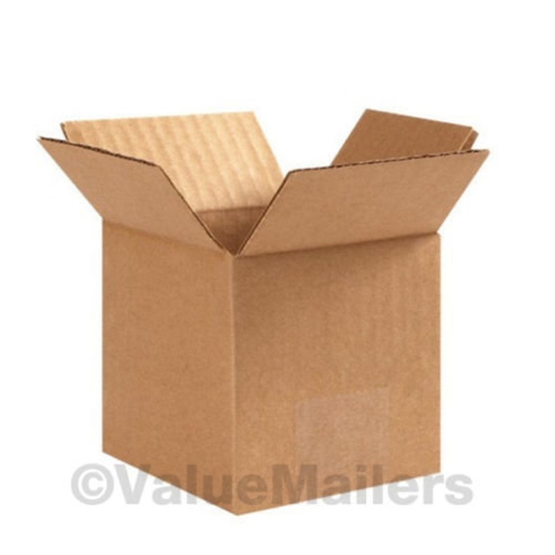 6x4x4 Shipping Packing Mailing Moving Corrugated Carton 200 Box 100 each 4x4x4