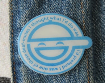 Laughing Man Ghost In The Shell Pin Laughing Man Ghost In The Shell Pin