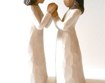 Willow Tree Sisters by Heart figurines, Best Friends, Sister in Law, Step Sister. Dear Cousin, Special Friendship, Treasured Friendships