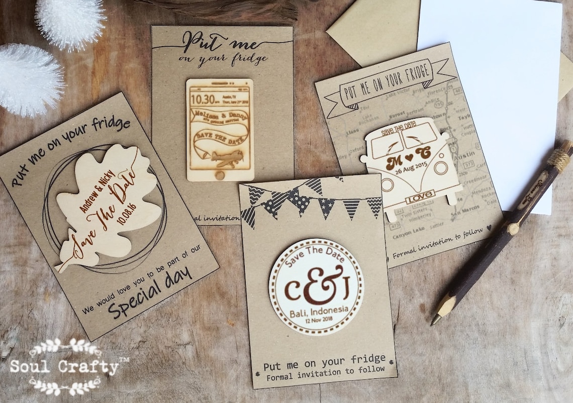 10 Put Me on the Fridge Card for Save the Date Fridge Etsy