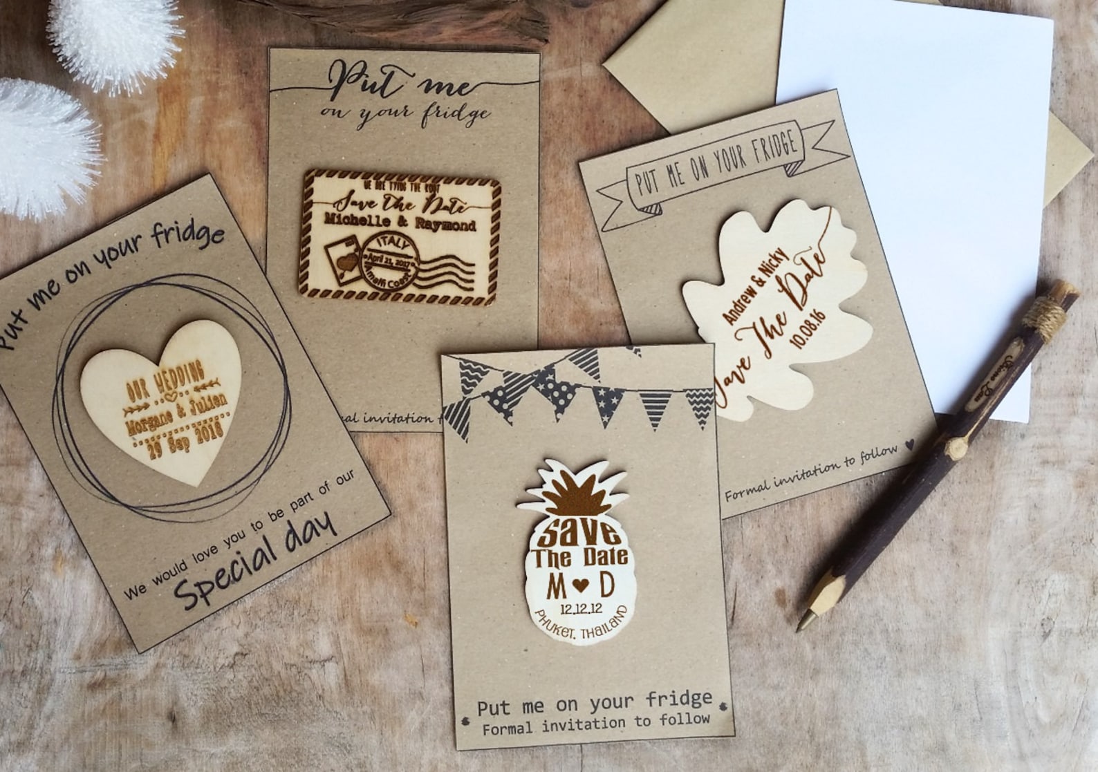 10 Put Me on the Fridge Card for Save the Date Fridge With