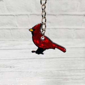 The Cardinal - Red Vintage Card Holder/Wallet/Keychain – Beauty Bird Vintage