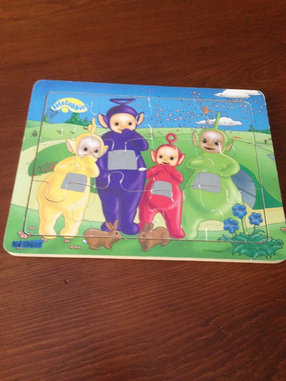 Teletubbies Classics Wood Puzzle 1998 Excellent Condition Etsy