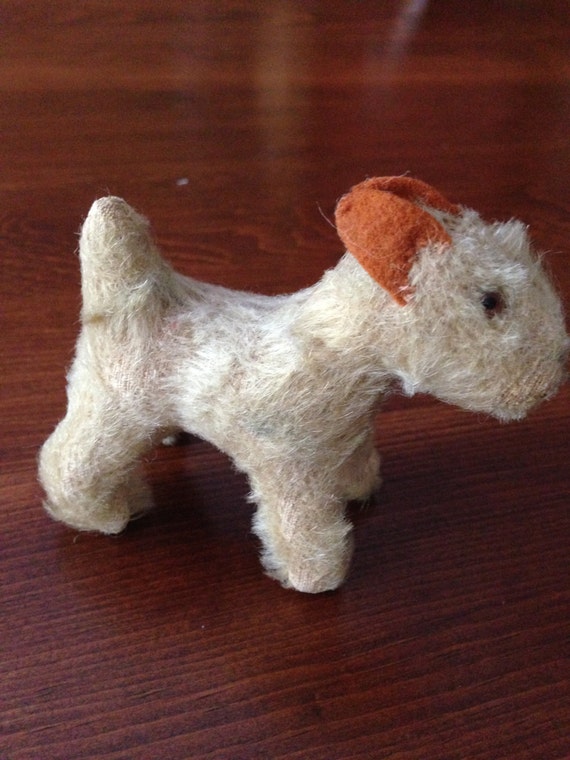 antique steiff dog
