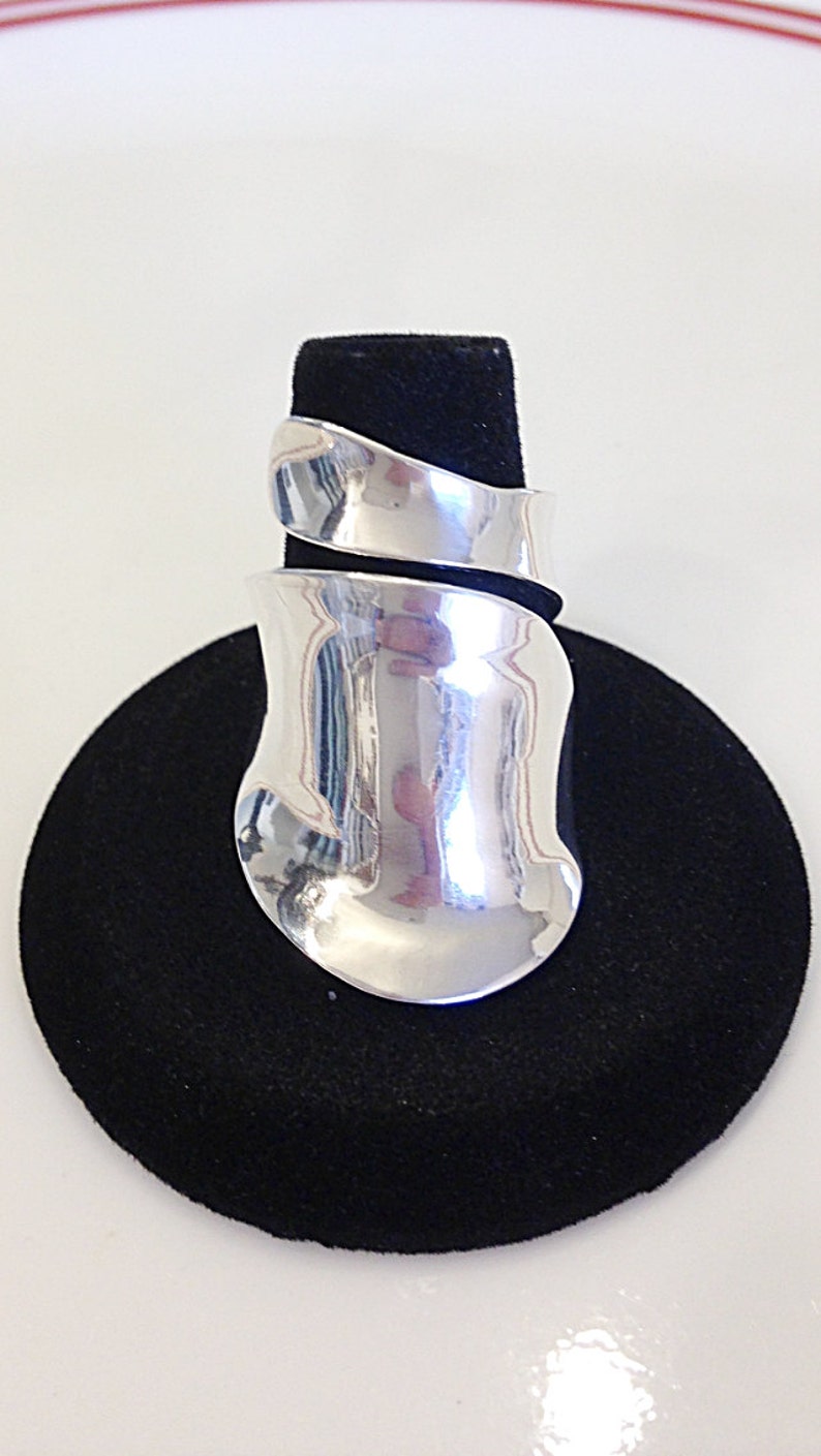 Sterling Silver Mirror Finish Contemporary Anticlastic Etsy