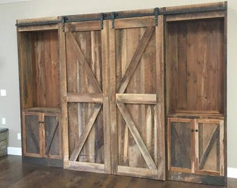rustic entertainment center reclaimed pine barn siding sliding barn doorstrack free shipping to eastern time zone except new york city - Sliding Barn Door Entertainment Center rustic entertainment center reclaimed pine barn siding sliding barn doorstrack free shipping to eastern time zone except new york city - Sliding Barn Door Entertainment Center