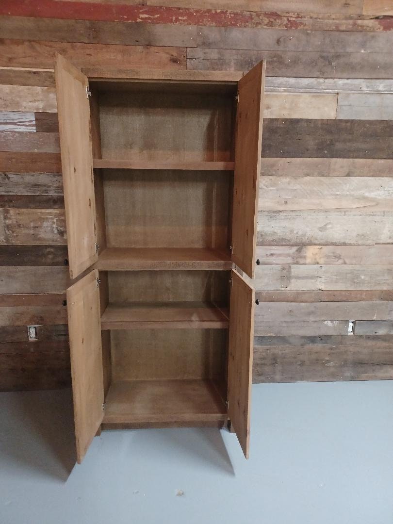 Linen With Glass Door Wood Door or No Door Made of Etsy