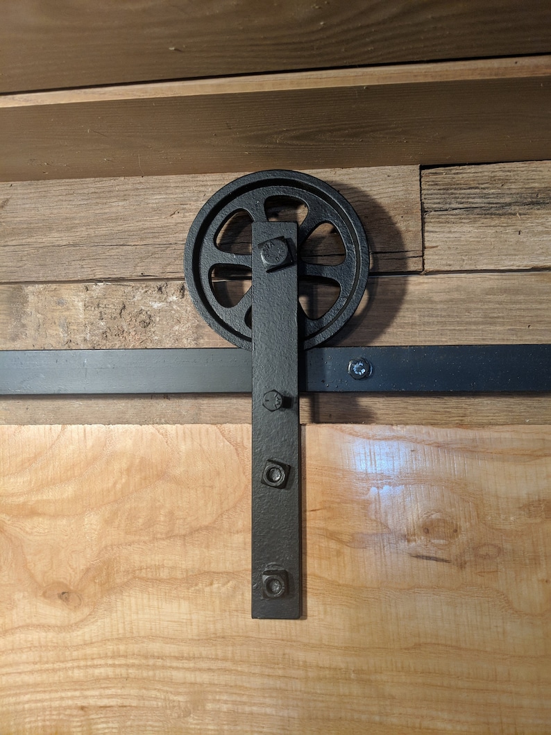 Rolling Barn Door Hardware for a pair of of rolling barn doors Etsy