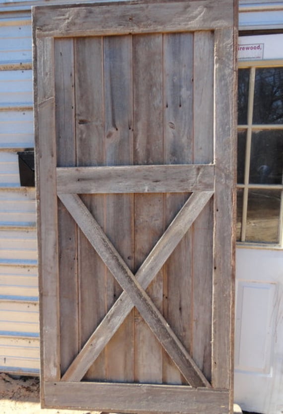 Half X Brace Barn Door Room Divider Made To Order From Etsy
