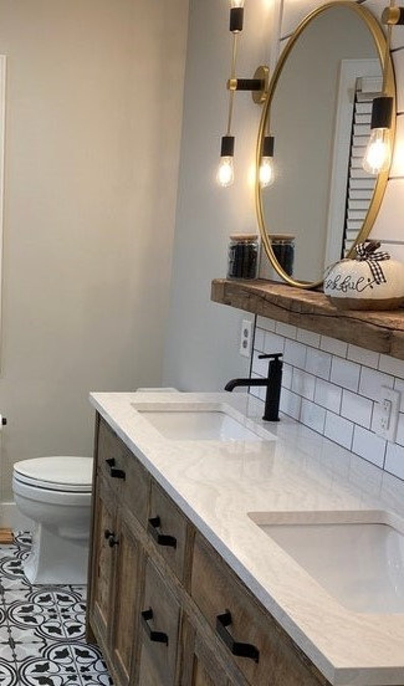 Floating Shelf Made From Reclaimed Barn Wood Pricing by Etsy