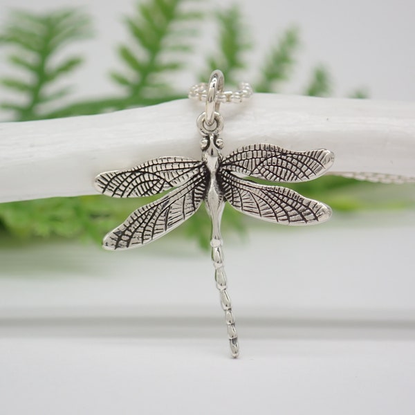 Sterling Silver Dragonfly Charm made from Recycled Silver