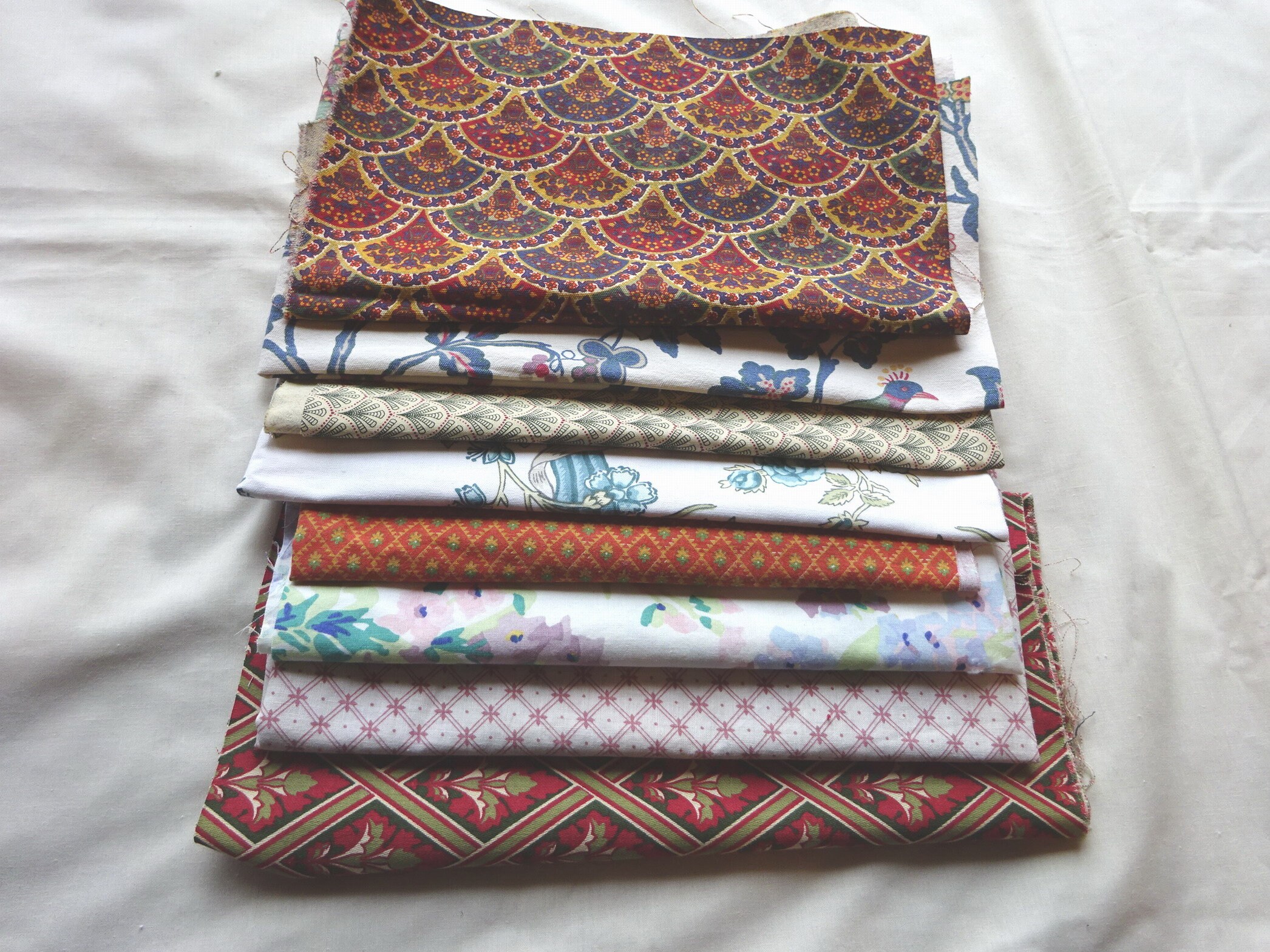 Bundle von Vintage Laura Ashley Baumwolle Interieurs Stoff | Etsy