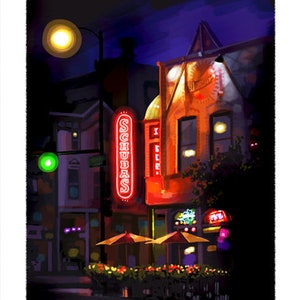 Chicago art - Schubas - painting