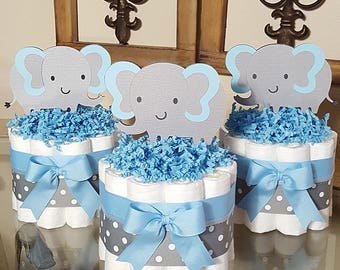 small diaper cake centerpieces