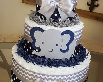 3 Tier Baby Boy Blue And Gray Diaper Cake Boy Baby Shower Etsy 3 Tier Baby Boy Blue And Gray Diaper Cake Boy Baby Shower Etsy