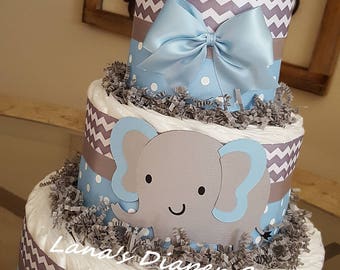 Boy Diaper Cake Etsy