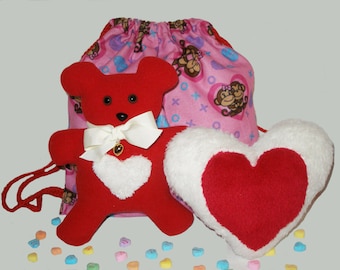 Baby Bear Plushy Valentine's Day Bundle for kids