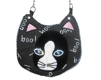 Halloween Boo Boo Kitty Cat Purse