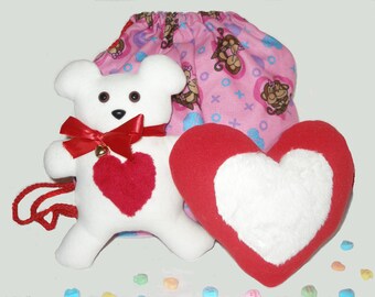 Baby Bear Plushy Valentine's Day Bundle for kids