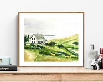 Cape Breton Island, Nova Scotia Art, Cape Breton Travel Print, Nova Scotia Wall Decor, Cape Breton Gift, Landscape Print, Cape Breton Décor
