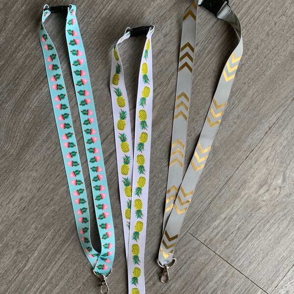 Ribbon Lanyard Etsy