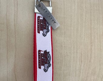 College Ribbon Key Fob (short and wristlet)