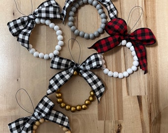 Beaded Wreath Ornament