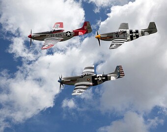 P51 Mustang Bilder, War Fighter Foto, Vintage War Planes, WWII Fighter Foto, Flugzeug Bilder, Flugzeug fotos,