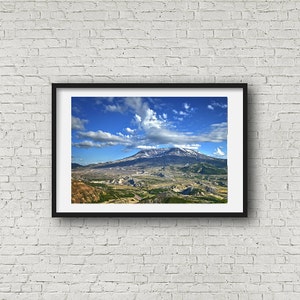 Mount Saint Helens Photo, Landscape Photo, Nature Image, Volcano Photo, image 4