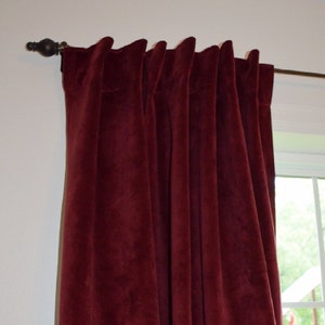 Luxury Velvet Curtains, Emerald Green Velvet, Window Treatments-Drape-Velvet Window Treatments-Curtains, Cafe Curtains, Valanes image 9