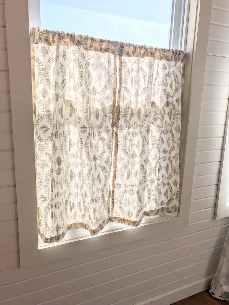 Modern Boho Cafe curtains perfect for your bohemian Etsy