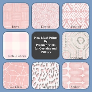 Brand NEW Blush Pink pattern Curtains , 1 pair, Cute for Nurseries!  Curtains, Curtain, Indigo Decor, Modern Farmhouse