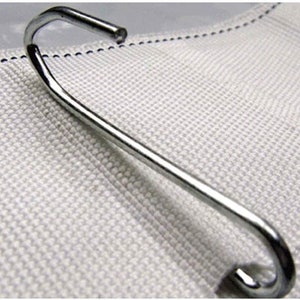Drapery hooks and tape pre-installed on your draperies perfect for your rings