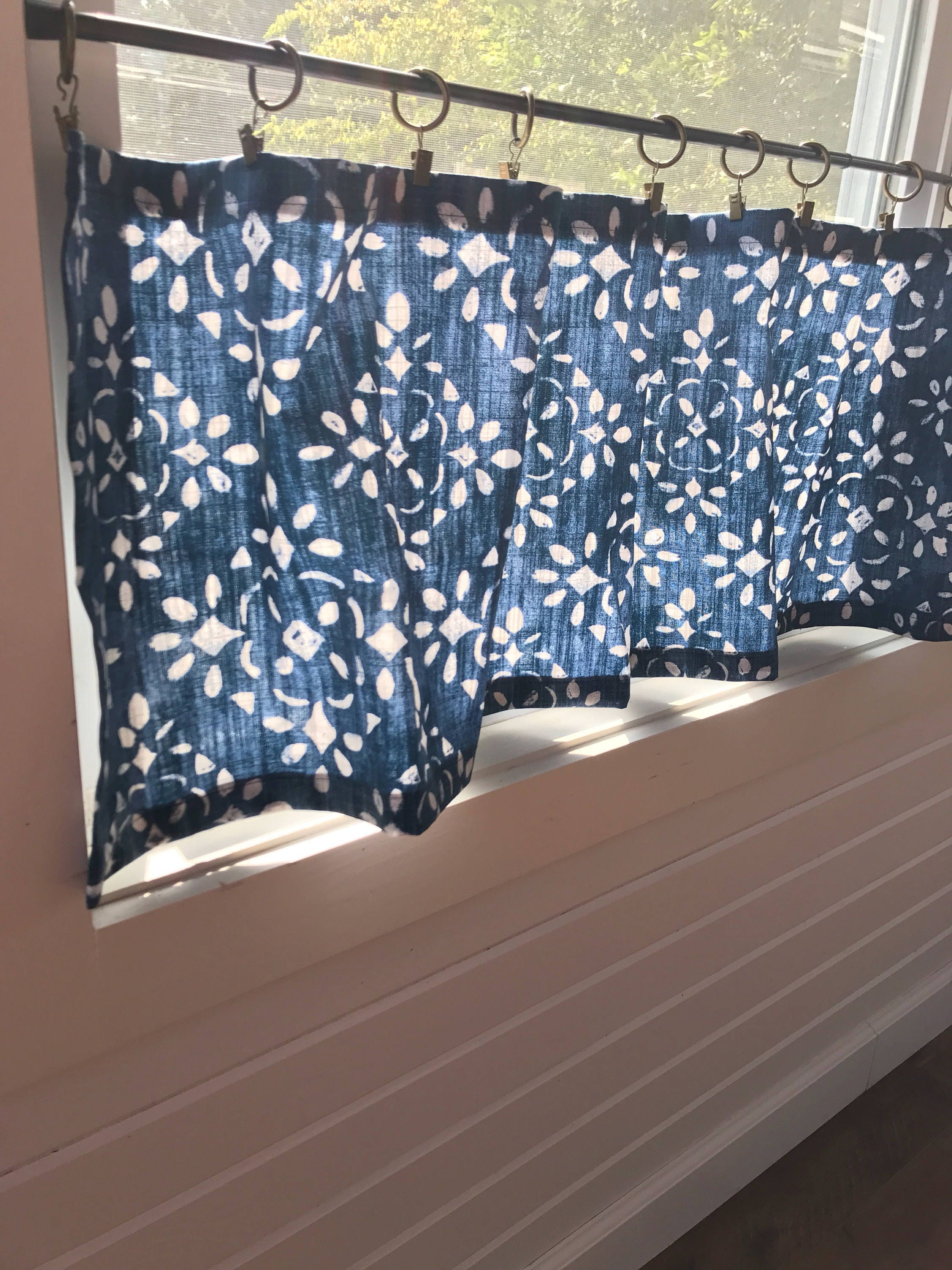 Nueva tela de diseño con estampado tribal de barro para cortinas de café,  tratamientos para ventanas, cenefas de cocina, cenefas, cortinas de café y  cortinas de baño. - Etsy México, image size:2250x3000
