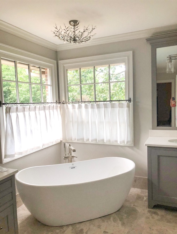 Cafe Curtains for Bathroom Elegance: Top Styles & Tips