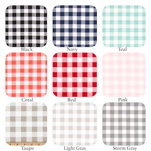 Plaid Cotton Valance: Modern Farmhouse Kitchen Curtain