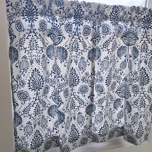 Cafe Curtains, farmhouse floral , floral curtains, tiers , kitchen curtains, floral cafe curtains