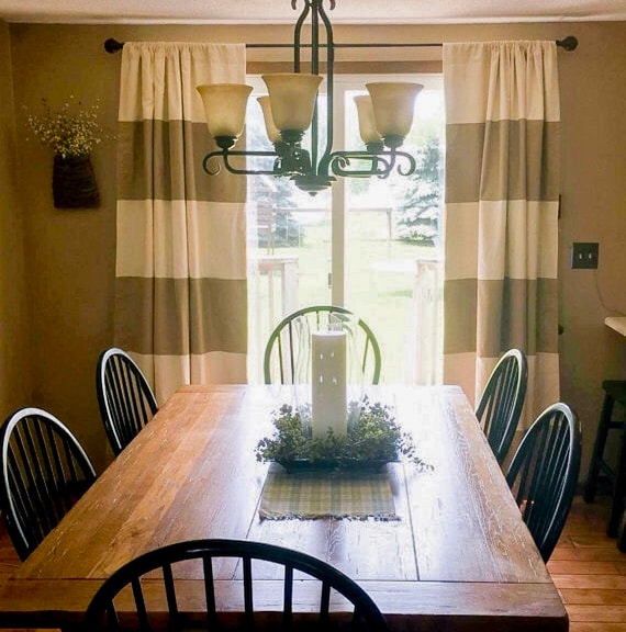 Custom Brown And Cream Striped Curtains Stripes Color Custom Brown And Cream Striped Curtains, Striped Nautical Curtains