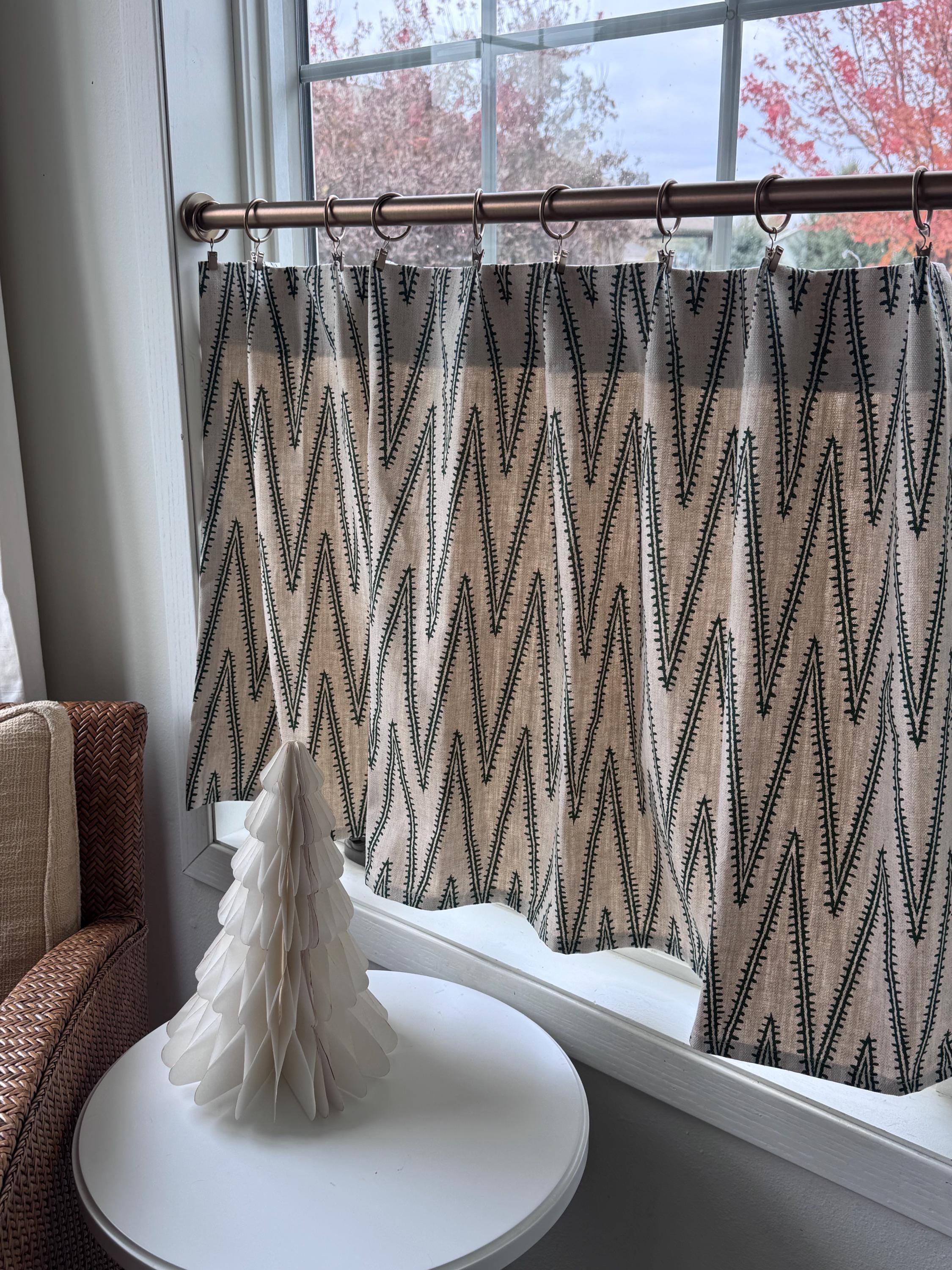 Zig Zag Curtains - Etsy, image size:2250x3000