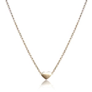 Little Heart Silver Necklace with Tiny Heart Charm