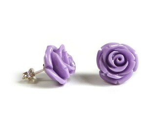 Rose Ear Studs Bridesmaid Gift or Flower Girl Gift