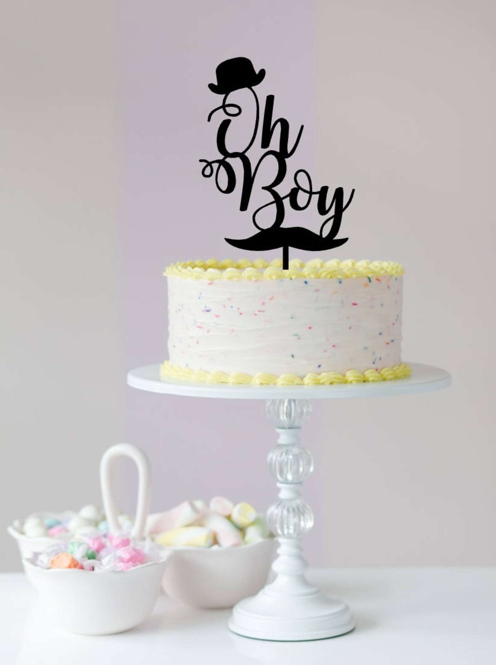 Oh Boy Cake Topper SVG,SVG Files,baby Shower Svg,svg Files for Cricut