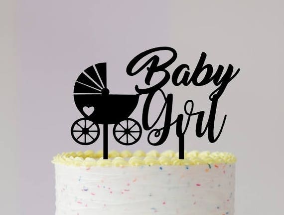 Download Baby Girl Cake Topper SVG,Baby Shower SVG,Silhouette Cut ...