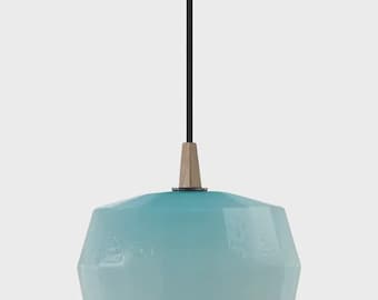 Contemporary Tokenlight Poly Pop Hanging Pendant Light Sky Blue